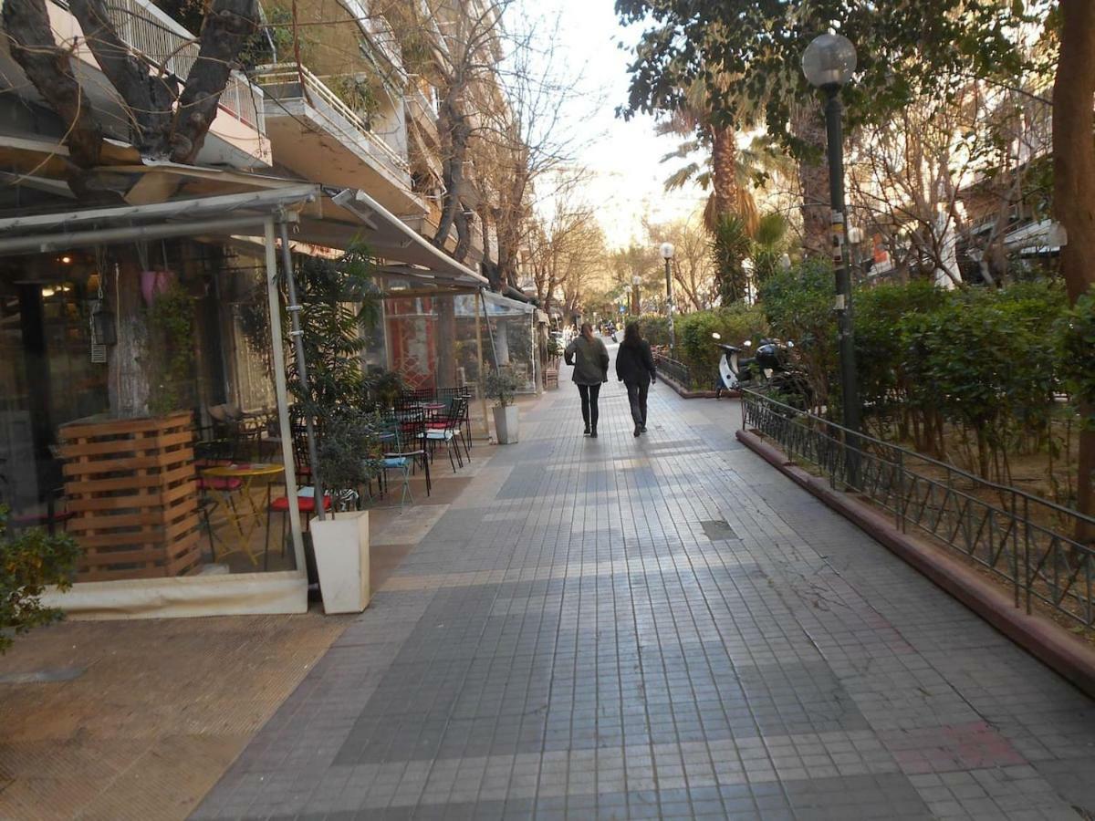 Koukaki-Acropolis Roomy With A Private Veranda Apt. Atenas Exterior foto